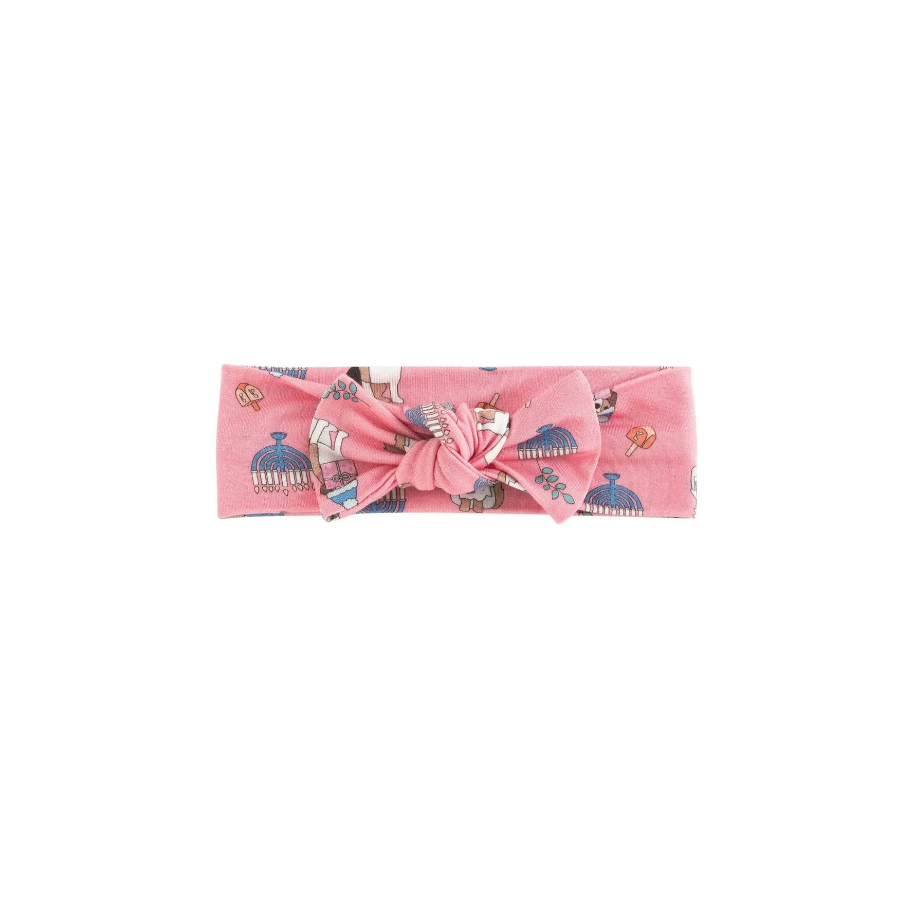 Dreamlet Hanukkah Pets Bow Headband Pink Soft Breathable One Size - Apparel & Accessories > Clothing > Baby & Toddler Clothing > Baby & Toddler Sleepwear Bow Headbands