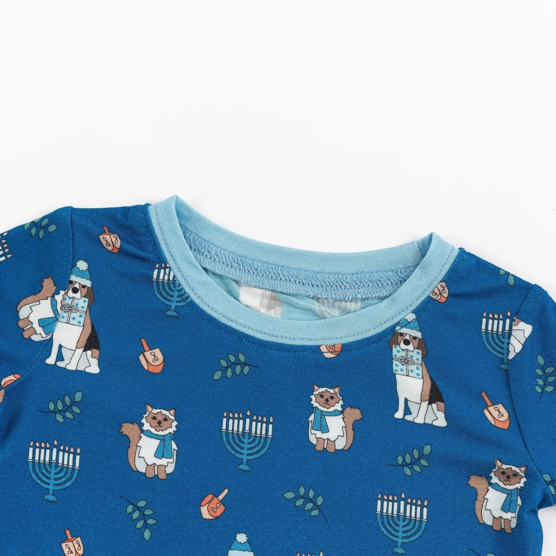 Dreamlet Hanukkah Pets Two Piece Set For Pets Bamboo Fabric Comfort - Apparel & Accessories > Clothing > Baby & Toddler Clothing > Baby & Toddler Sleepwear Two Piece PJs