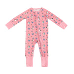 Dreamlet Hanukkah Pets Convertible Zip Footies Pink Baby Sleepwear - Apparel & Accessories > Clothing > Baby & Toddler Clothing > Baby & Toddler Sleepwear Convertible Zip Footies