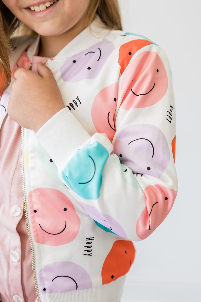 Happy Days Satin Jacket Mila And Rose Lightweight Layering Mila & Rose ® Everetts Place: Online Boutique