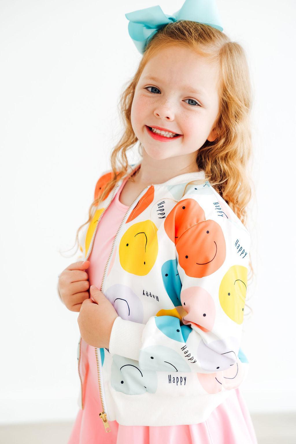 Happy Days Satin Jacket Mila And Rose Lightweight Layering Mila & Rose ® Everetts Place: Online Boutique