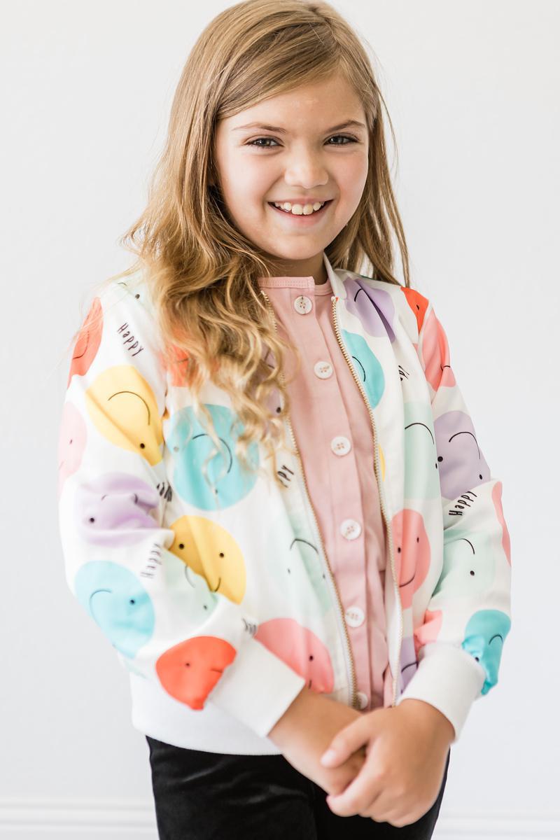 Happy Days Satin Jacket Mila And Rose Lightweight Layering Mila & Rose ® Everetts Place: Online Boutique