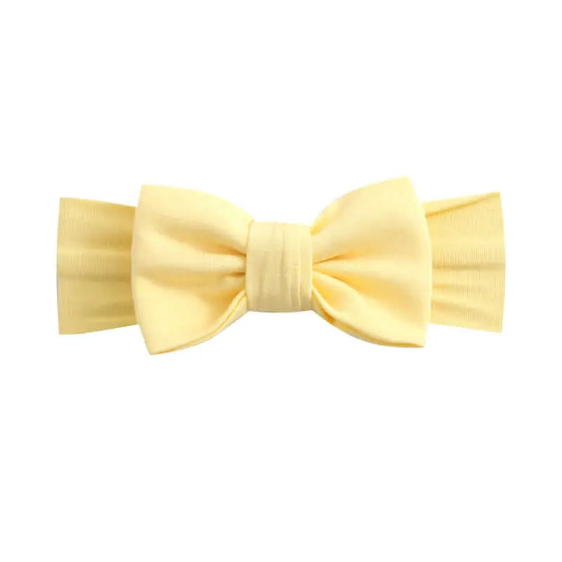 Luxie Charm Happy Yellow Bow Headband - Everetts Place Boutique - 