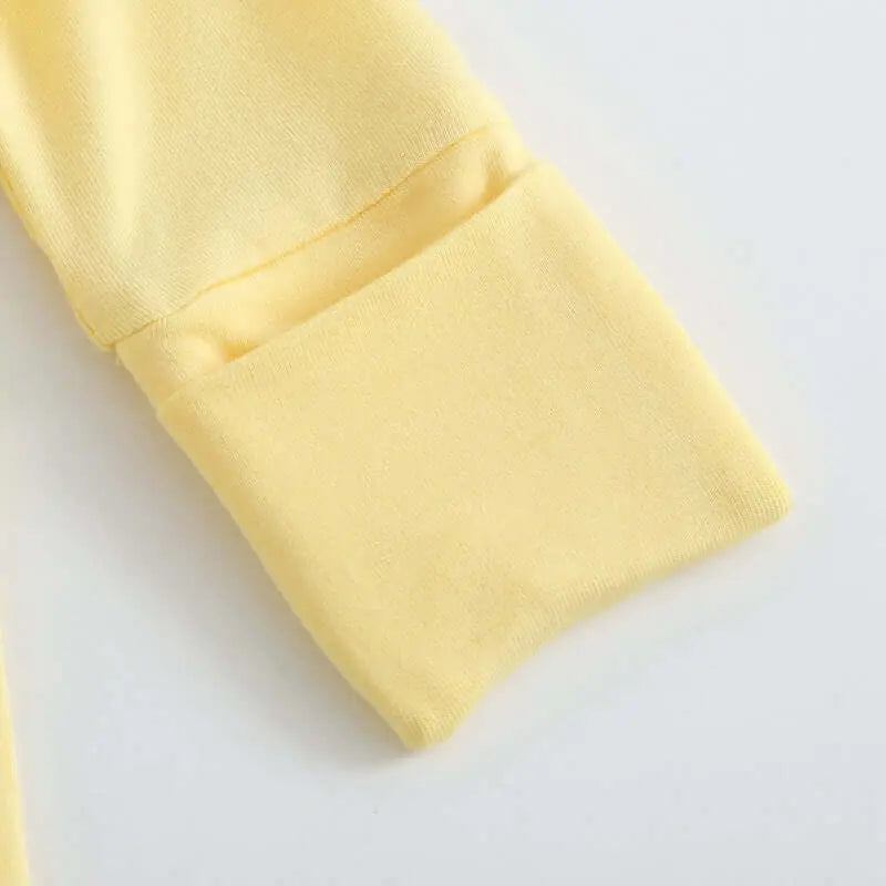 Luxie Charm Happy Yellow Zippered Baby Romper - Everetts Place Boutique - 