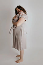 Three Little Tots Harbor Mist Labor and Delivery Nursing Hospital Gown - 