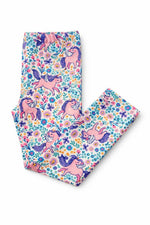 Mila & Rose Head in the Clouds organic baby leggings, cloud print
