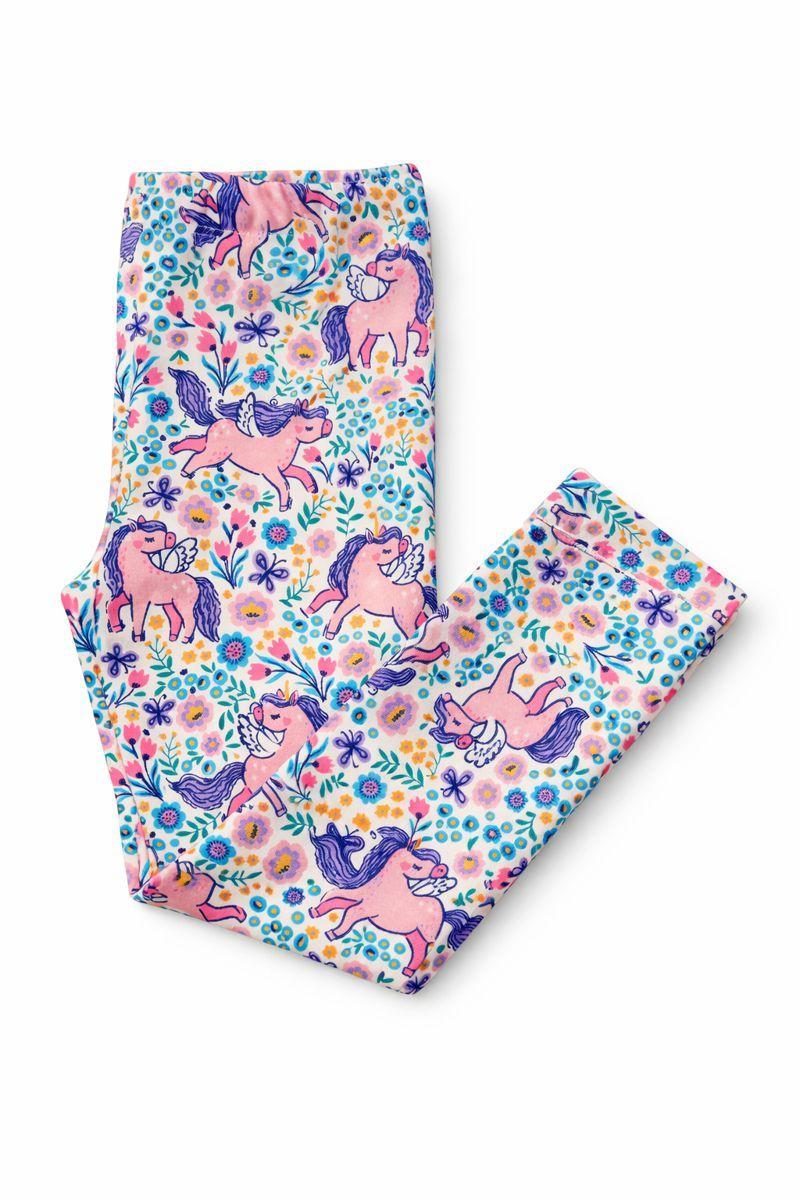 Mila & Rose Head in the Clouds organic baby leggings, cloud print