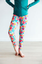 Mila & Rose ® Heart Hustle Active Legging Mila Rose Dance Yoga Wear - Everetts Place Boutique - 