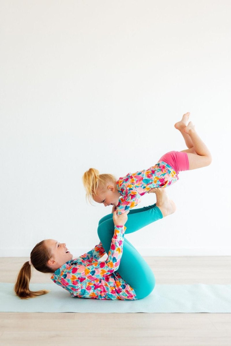 Mila & Rose ® Heart Hustle Full Zip Ruffle Active Jacket For Girls Yoga - Everetts Place Boutique - 