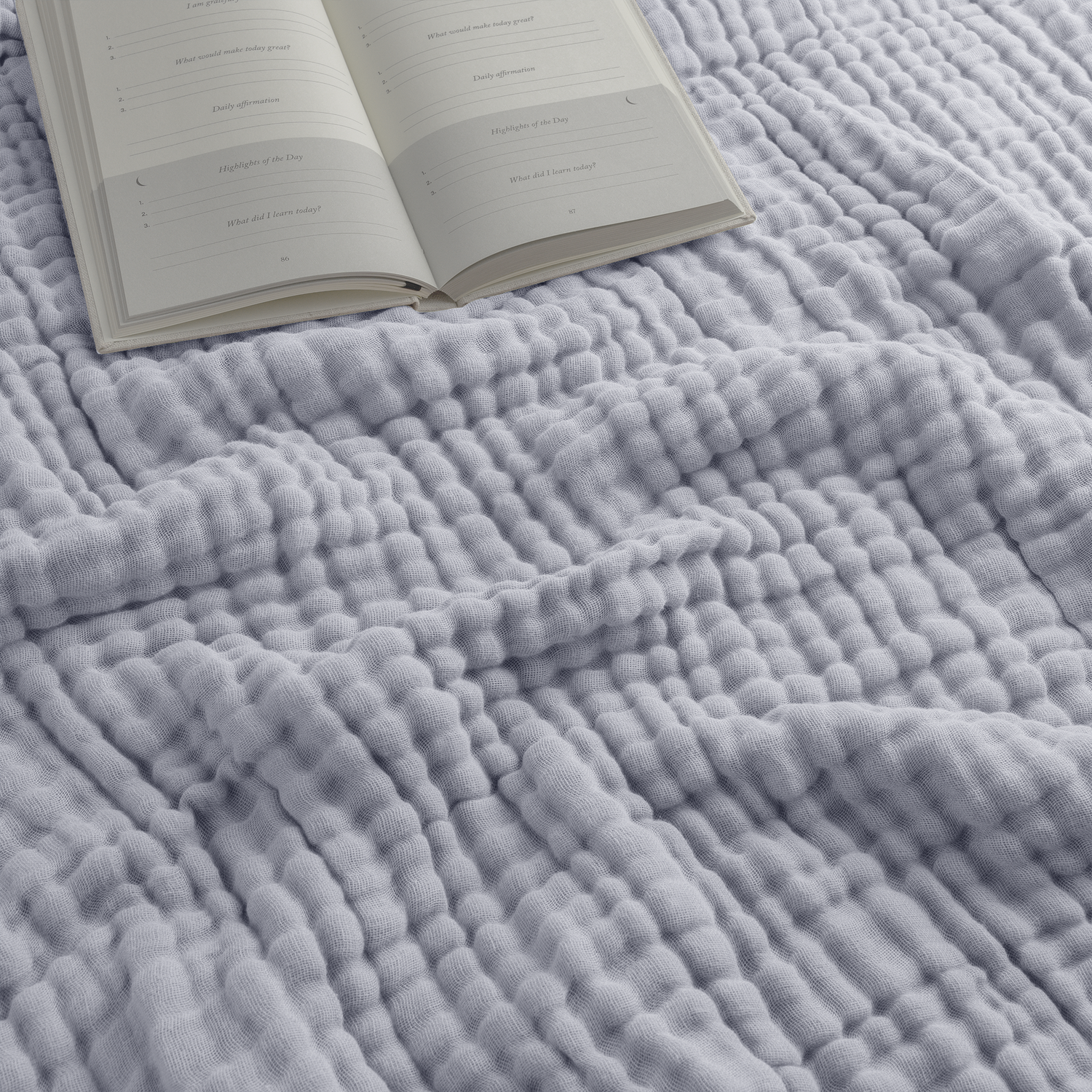 Heather Adult Muslin Cotton Blanket Warm Breathable Cozy Comfy Cubs Everetts Place: Online Boutique 45.99