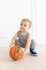 Mila & Rose ® Heather Gray Tank One Piece Jogger For Kids Unisex Everyday - Everetts Place Boutique - 