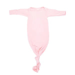 Three Little Tots Heavenly Pink Newborn Knotted Baby Gown - 