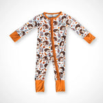 Kolorful Hedgehog Bamboo Baby Pajama One-Piece Sleeper with Two-Way Zipper - Apparel & Accessories > Clothing > Baby & Toddler Clothing > Baby & Toddler Sleepwear Pajama