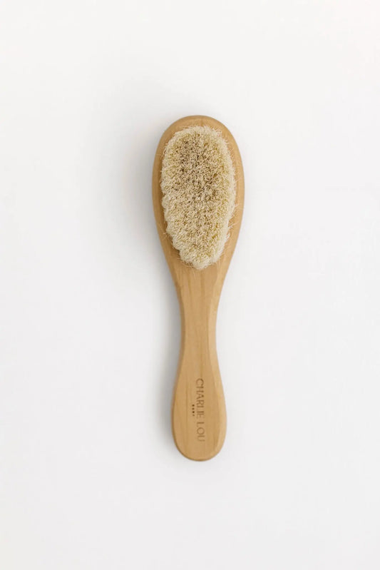 Heirloom Baby Brush Wood Handle Soft Bristles Newborn Charlie Lou Baby Everetts Place: Online Boutique