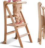 Goodevas Helper Tower Multi Functional Foldable Step Stool for Kids - Furniture > Baby & Toddler Furniture