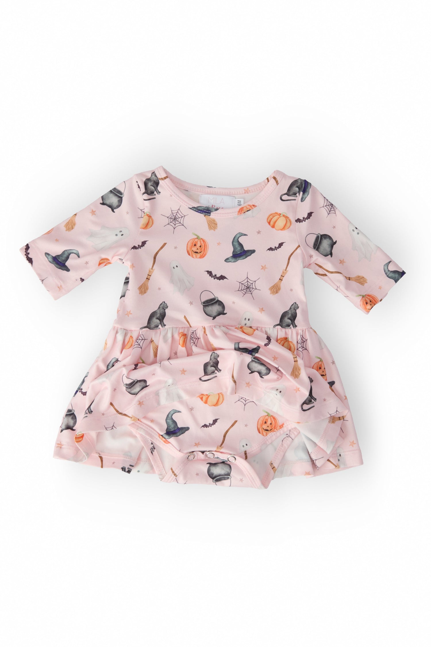 Hey Boo 3/4 Sleeve Twirl Bodysuit