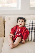 Little Joy Co. Hey Santa Sweatshirt Romper - Everetts Place Boutique - 