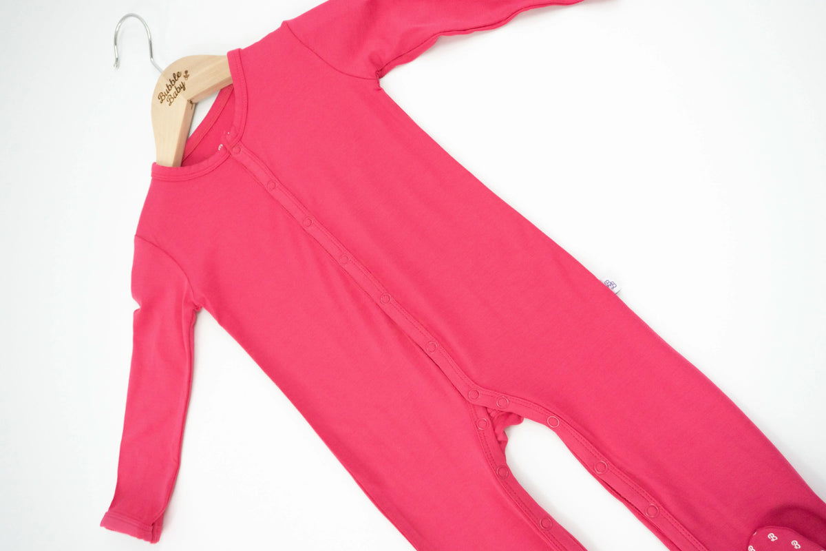Bubble Baby Hibiscus | Snap Romper - 