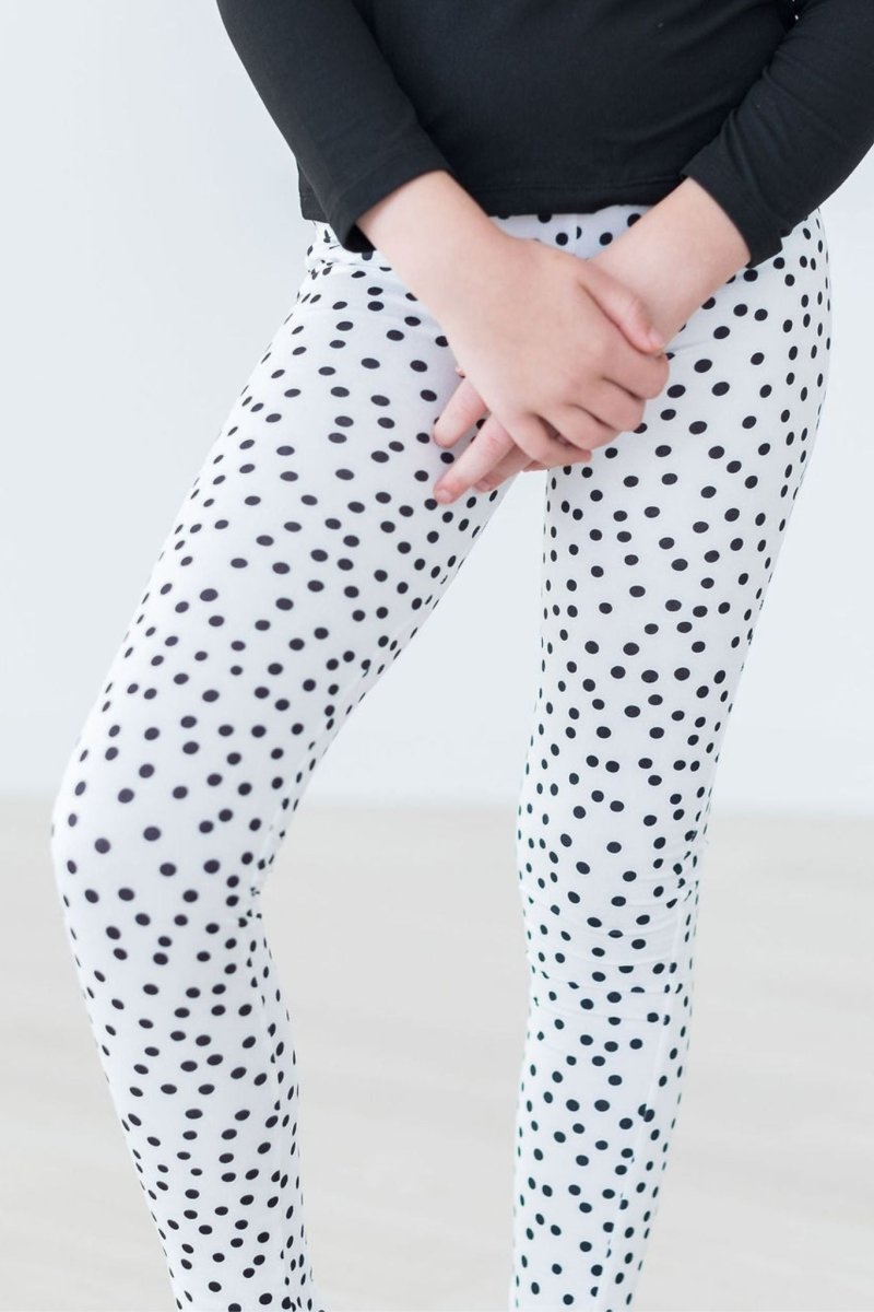 Mila & Rose ® High Waisted Scattered Dot Leggings For Women Daily Comfort - Everetts Place Boutique - 