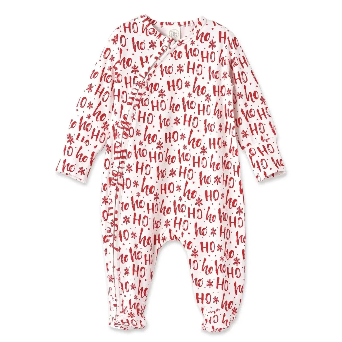 Tesa Babe Ho Ho Ho Bamboo Zipper Romper Baby Christmas Ultra Soft - Everetts Place Boutique - 