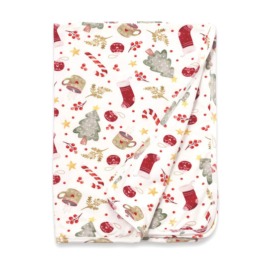 Holiday Bamboo Baby Stroller Blanket Noel Christmas Wrap Tesa Babe Everetts Place: Online Boutique 48.00
