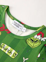 Rylee Faith Designs Holiday Elf And Christmas Tree Pattern Girls Dress - Apparel & Accessories > Clothing > Baby & Toddler Clothing > Baby & Toddler Dresses Dress