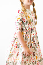 Holly Jolly Christmas Three Quarter Sleeve Twirl Dress Mila & Rose ® Everetts Place: Online Boutique
