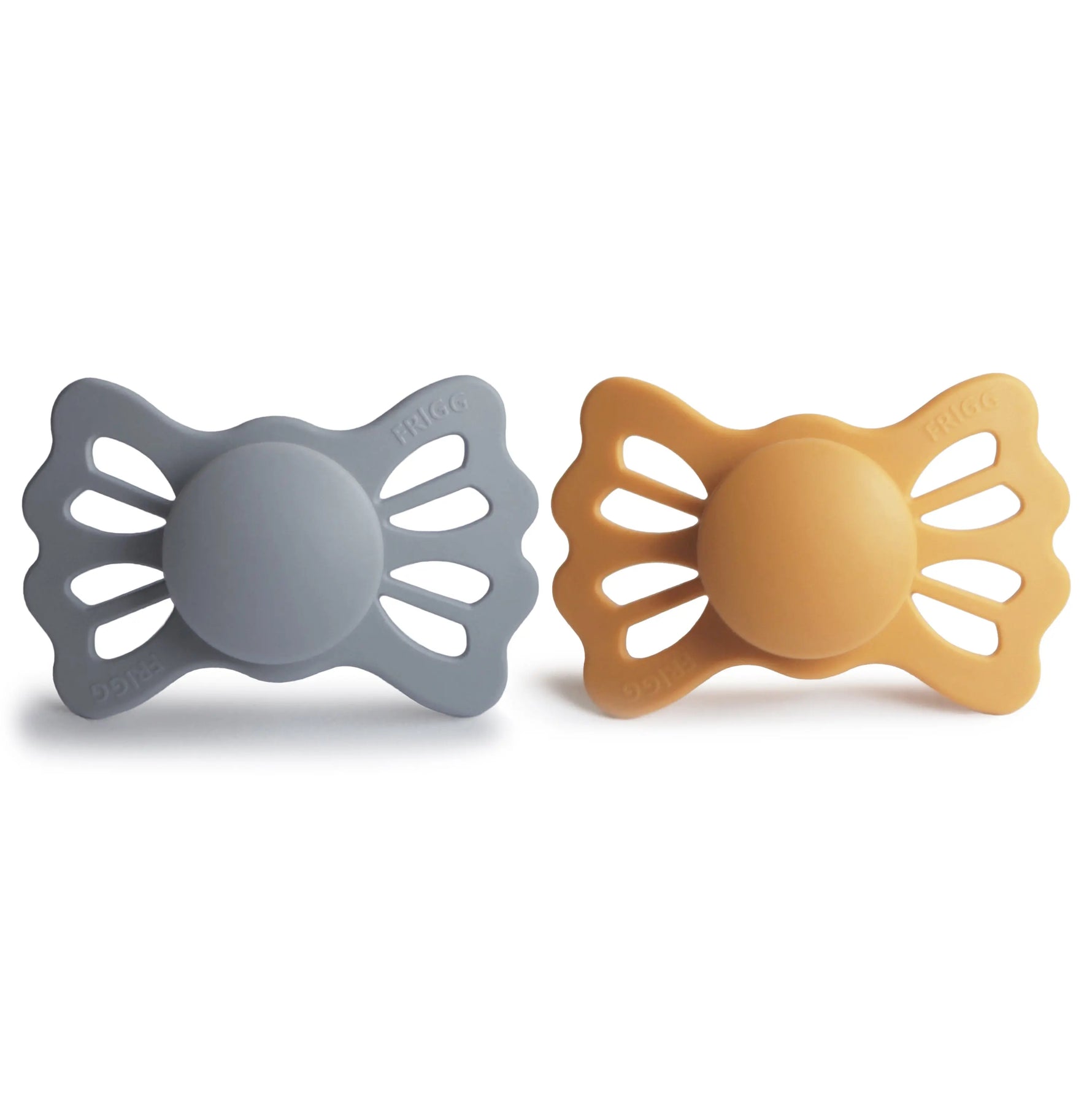 Mushie Frigg Lucky Symmetrical Silicone Pacifier 2 Pack for 6 to 18 Months - Baby & Toddler > Baby Health > Pacifiers & Teethers SILICONE FRIGG PACIFIERS
