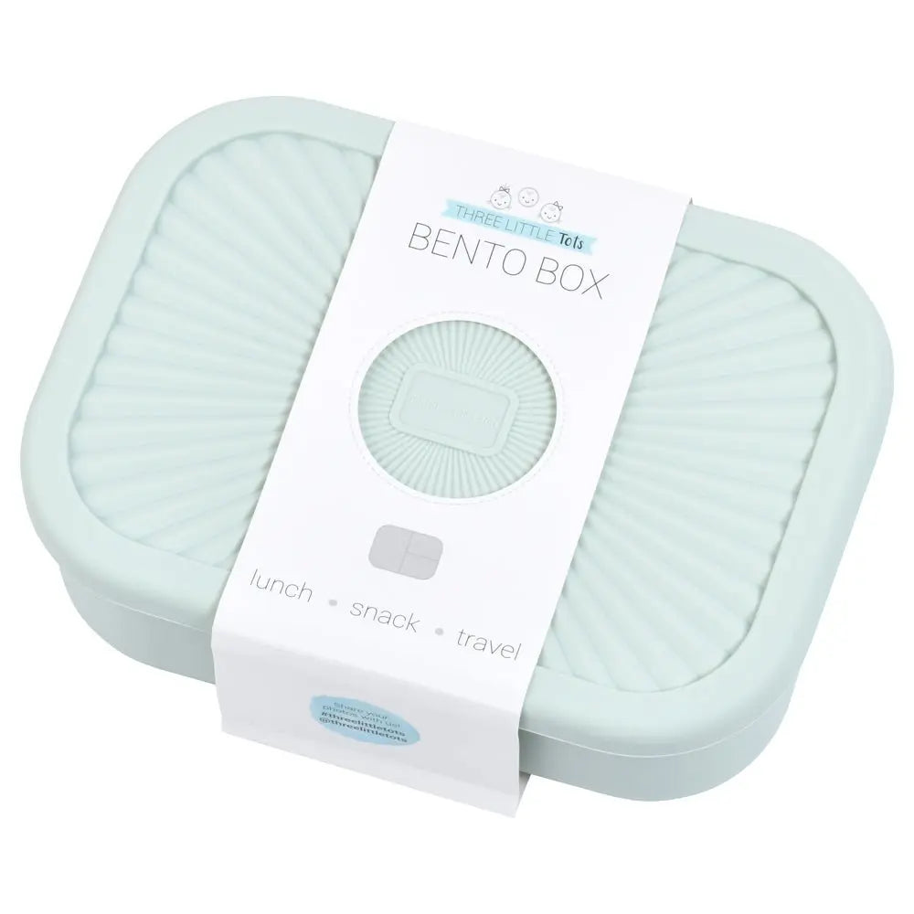 Three Little Tots Honeydew Silicone Bento Box - 