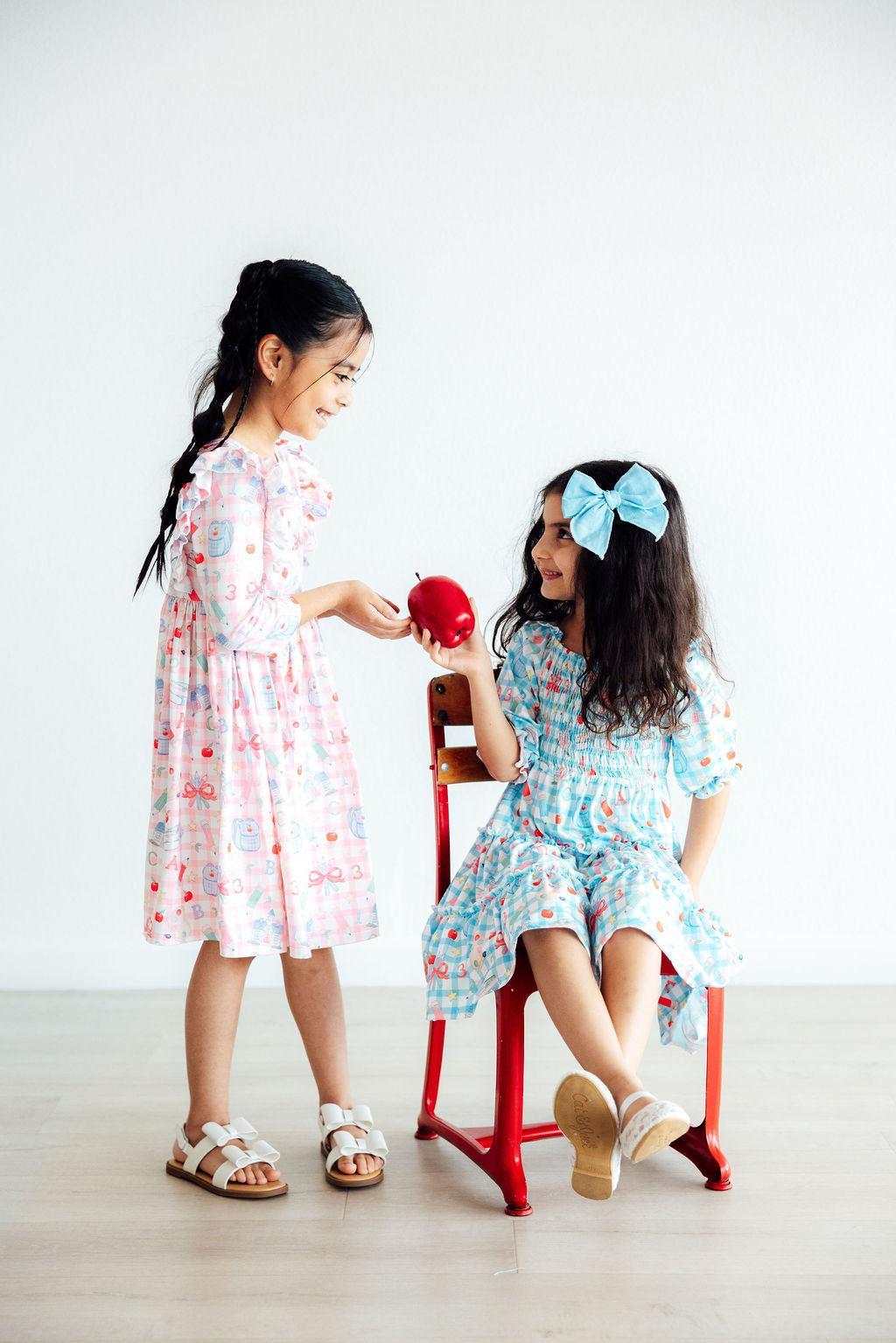 Honor Roll Smocked Ruffle Dress by Mila & Rose ® at Everetts Place
