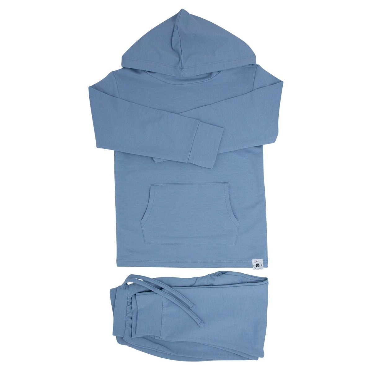 Sweet Bamboo Hooded Jogger Set For Kids Plush Comfort Luxaboo Terry - Everetts Place Boutique - 