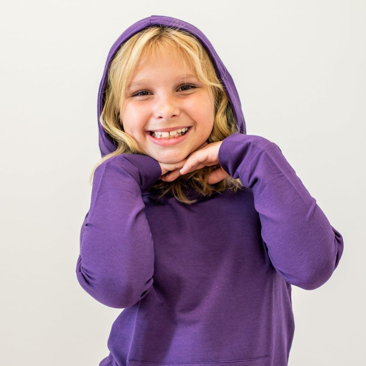Hooded Jogger Set - Sleeve, Hood, Hoodie, Happiness, Facial expression | Everetts Place