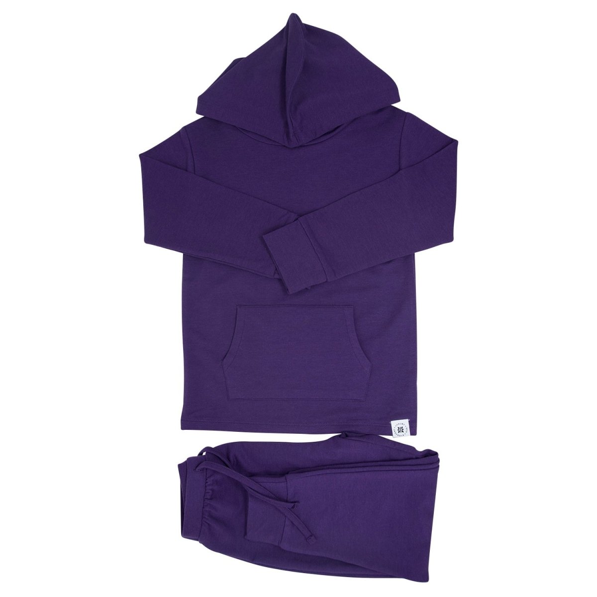 Sweet Bamboo Hooded Jogger Set For Kids Plush French Terry Cozy - Everetts Place Boutique - 