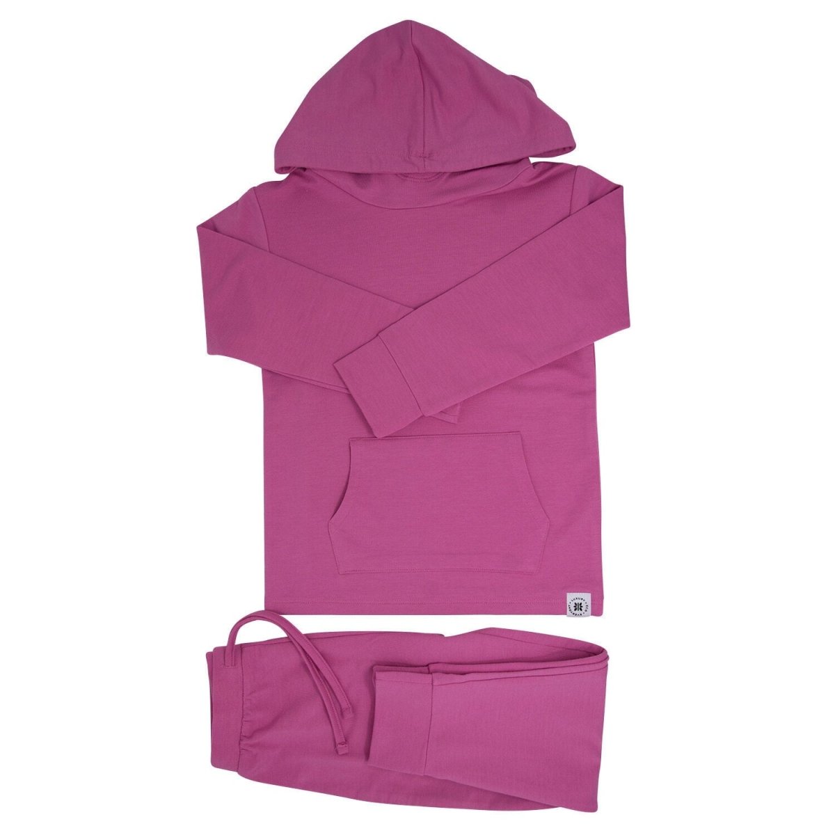 Sweet Bamboo Hooded Jogger Set for Kids Plush Luxaboo French Terry Cozy - Everetts Place Boutique - 
