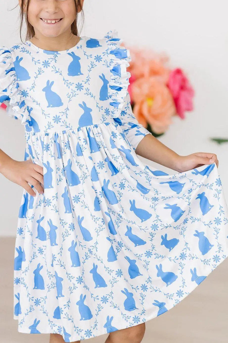 Mila & Rose ® Hop 'til You Drop Ruffle Twirl Dress - 