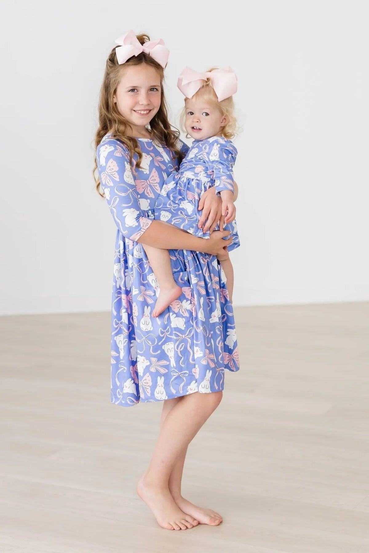Mila & Rose ® Hop, Skip & Twirl 3/4 Sleeve Twirl Bodysuit - 
