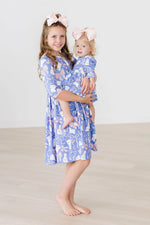 Mila & Rose ® Hop, Skip & Twirl 3/4 Sleeve Twirl Bodysuit - 