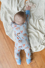 Little Joy Co. Hoppy Dudes Bamboo Zippy Pajamas - Everetts Place Boutique - 