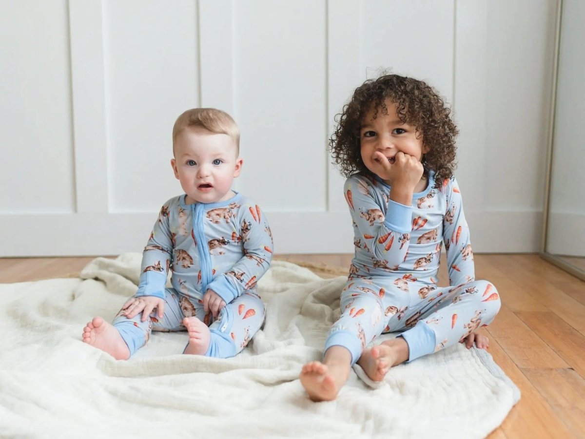 Little Joy Co. Hoppy Dudes Bamboo Zippy Pajamas - Everetts Place Boutique - 