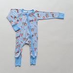 Little Joy Co. Hoppy Dudes Bamboo Zippy Pajamas - Everetts Place Boutique - 