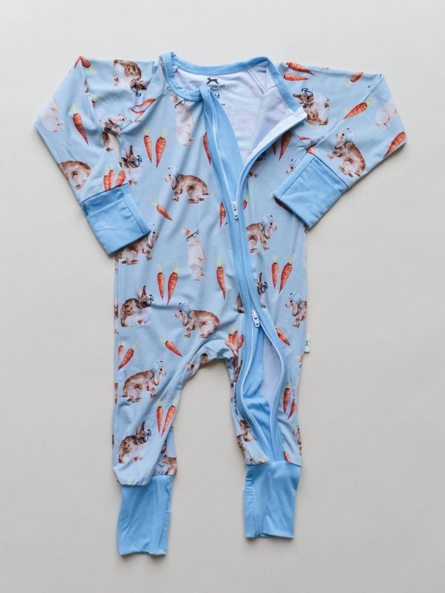 Little Joy Co. Hoppy Dudes Bamboo Zippy Pajamas - Everetts Place Boutique - 