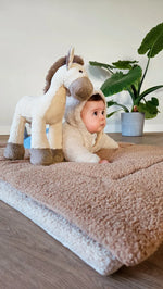 Newcastle Classics Happy Horse Soft Stuffed Animal with Eco-Friendly Materials for Kids - Plush Animals