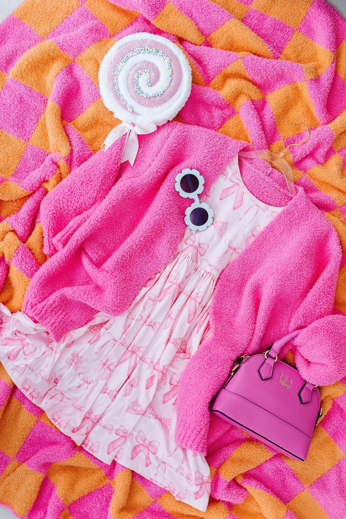 Hot Pink Girl's Crossbody Purse by Mila & Rose ® at Everetts Place