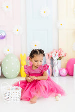 Mila & Rose ® Hot Pink Shimmer Tutu Dress For Girls Twirl Party Wear - Apparel & Accessories > Clothing > Dresses Shimmer Tutu Dress