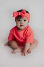 Three Little Tots Hot Pink Summer Waffle Set - 