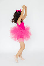 Mila & Rose ® Hot Pink Tank Tutu Leotard for Girls Dance Class Birthday - Everetts Place Boutique - 