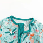 Dreamlet Dreamlet Hummingbird Bloom Convertible Zip Footies Baby - Apparel & Accessories > Clothing > Baby & Toddler Clothing > Baby & Toddler Sleepwear Convertible Zip Footies