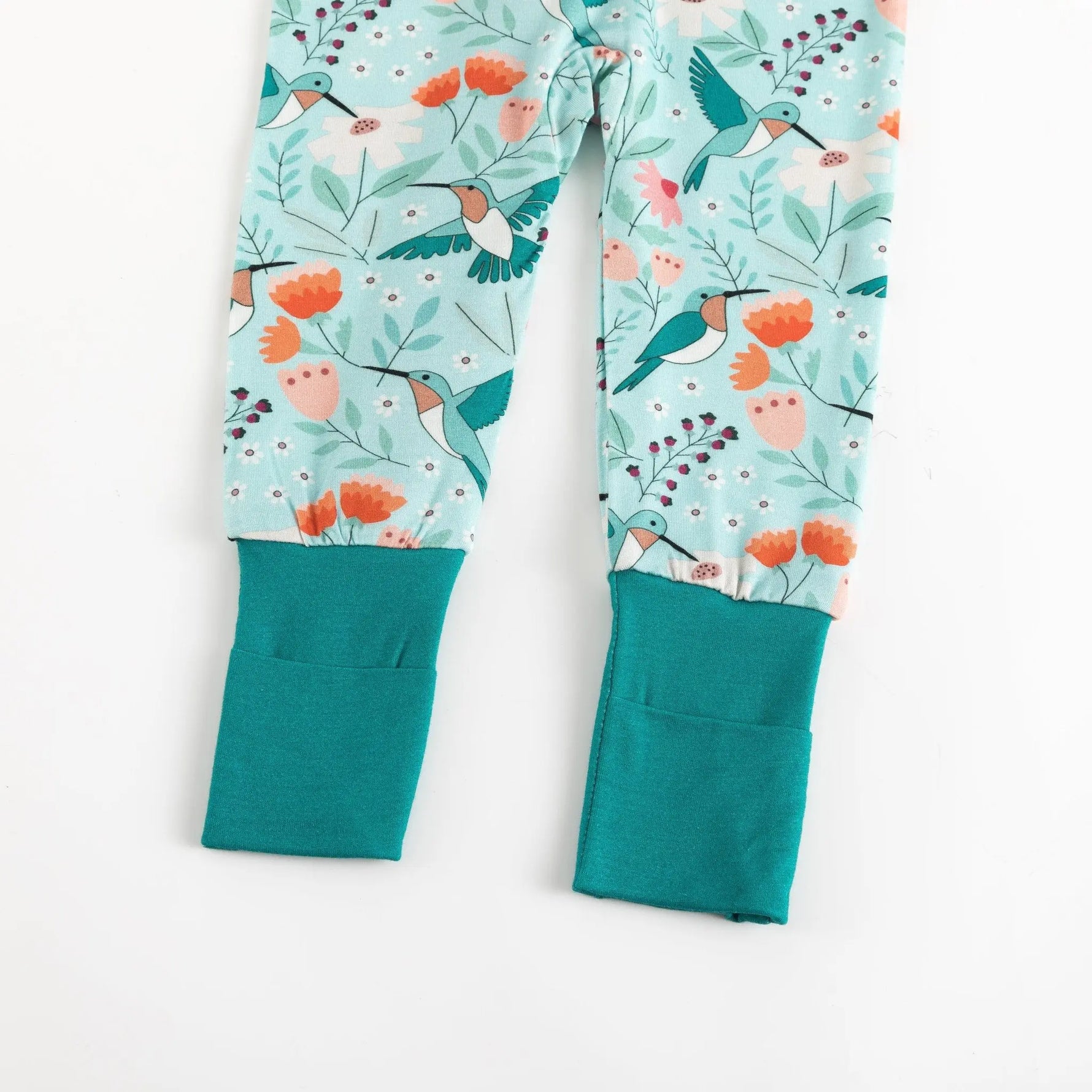 Dreamlet Dreamlet Hummingbird Bloom Convertible Zip Footies Baby - Apparel & Accessories > Clothing > Baby & Toddler Clothing > Baby & Toddler Sleepwear Convertible Zip Footies