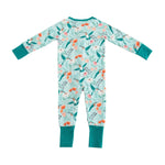 Dreamlet Dreamlet Hummingbird Bloom Convertible Zip Footies Baby - Apparel & Accessories > Clothing > Baby & Toddler Clothing > Baby & Toddler Sleepwear Convertible Zip Footies