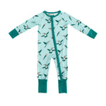 Dreamlet Dreamlet Hummingbird Convertible Zip Footies For Babies - Apparel & Accessories > Clothing > Baby & Toddler Clothing > Baby & Toddler Sleepwear Convertible Zip Footies